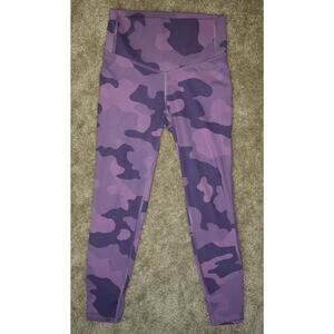 All in motion Girls active Soft Stretch Leggings Girls Size Large (10-12) purple